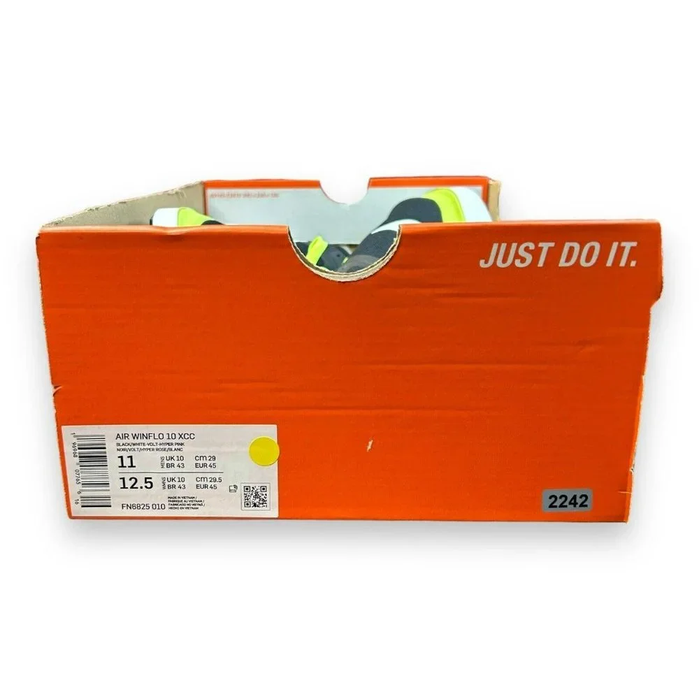 Nike Men's‎ Air Winflo 10 XCC Running shoes FN6825 010 size 11 Black